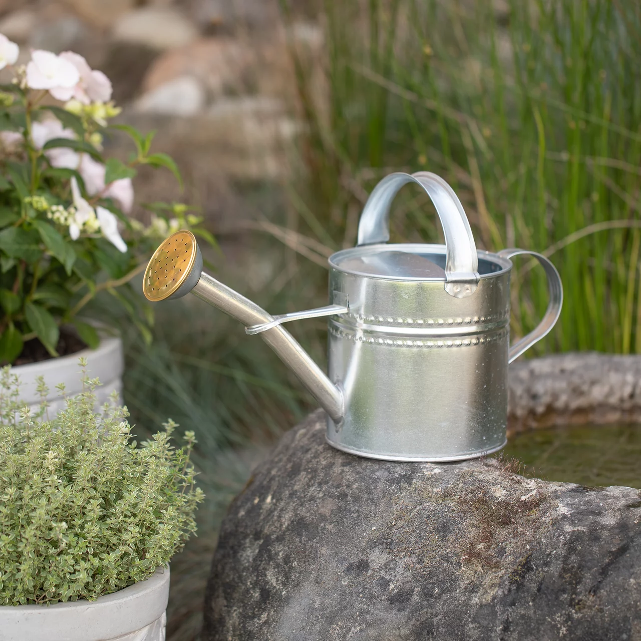 Giesskannen aus verzinktem Stahl – Qualitäts-Gartenzubehör